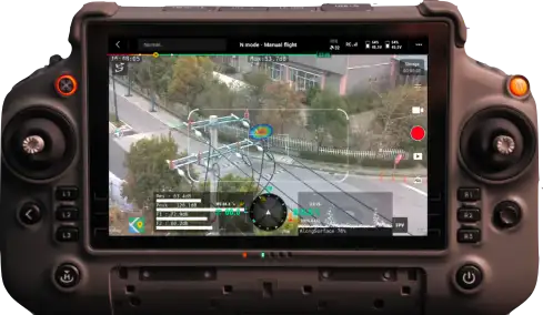 Controle do drone com visualização