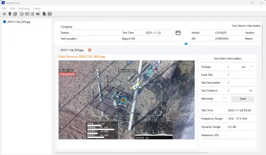 Software de relatórios CRY2626G